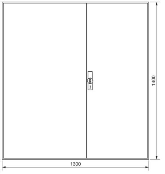 Hager Zählerschrank 9x 3.HZ Zählerfeld, ZB55S